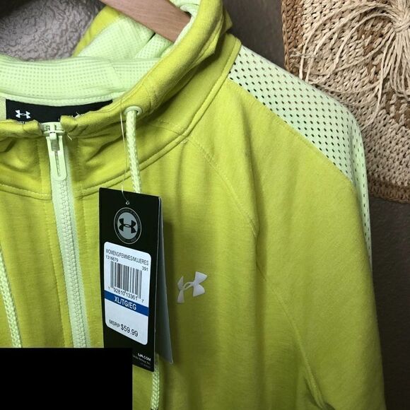 Under Armour Featherweight Fleece Zip-Up Hoodie - Picture 3 of 7
